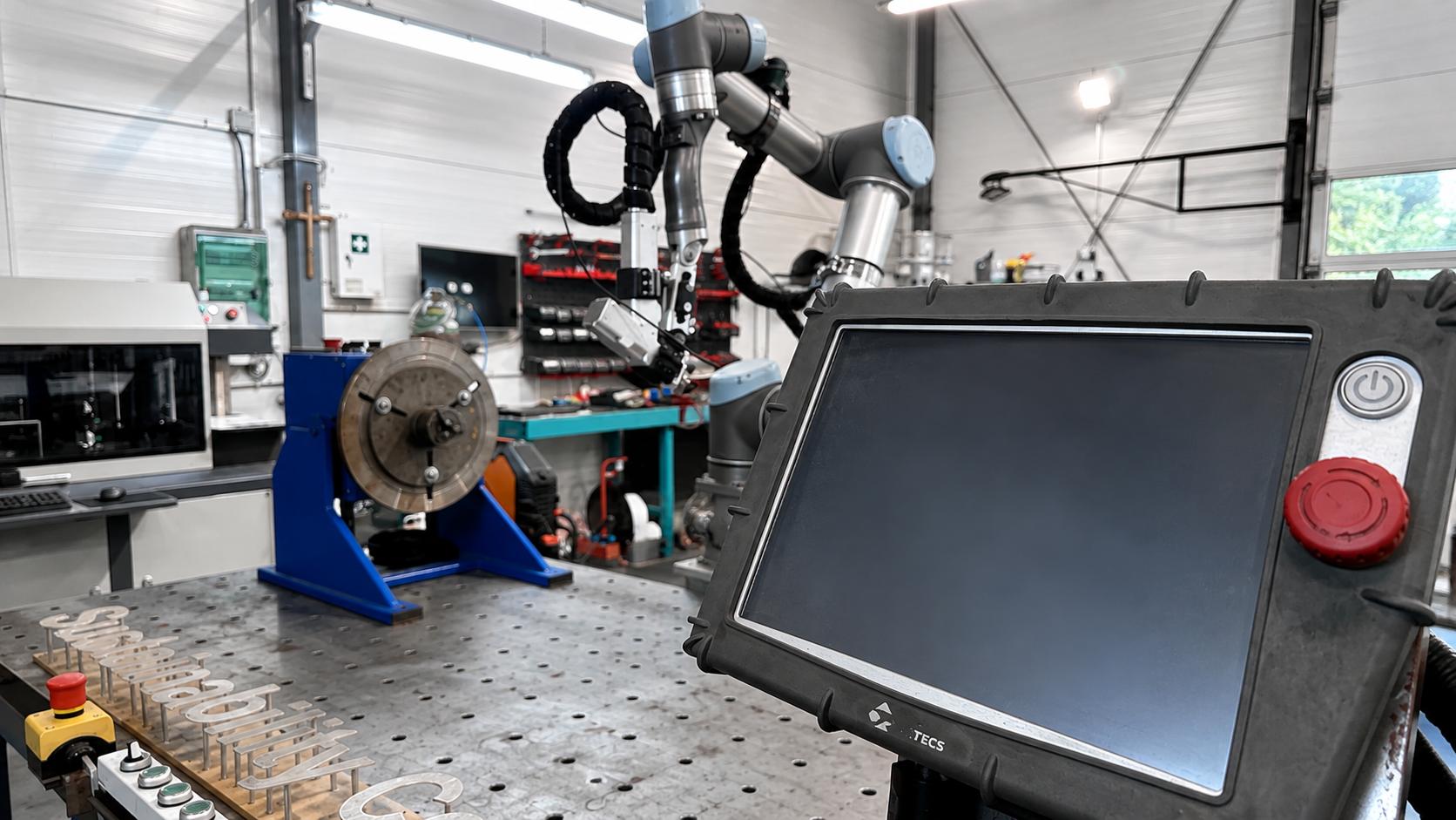 UNIWERSAL ROBOTS + LASER WELDING